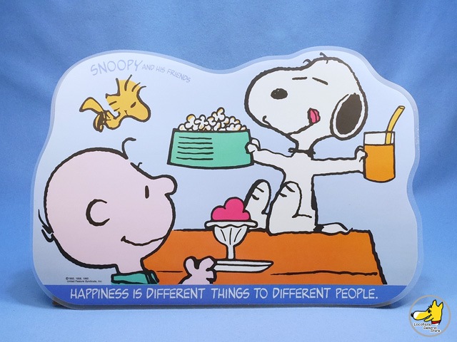 ビンテージ スヌーピー Placemat ランチョンマット ビンテージ スヌーピー Placemat ランチョンマット スヌーピー