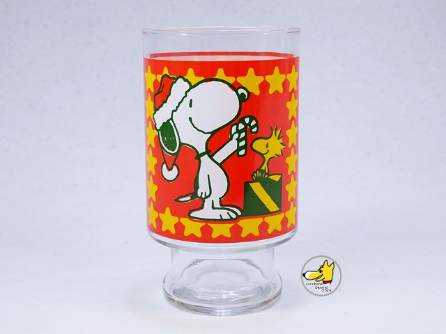 ビンテージ Anchor Hocking '70s スヌーピー Vase 花瓶 Merry