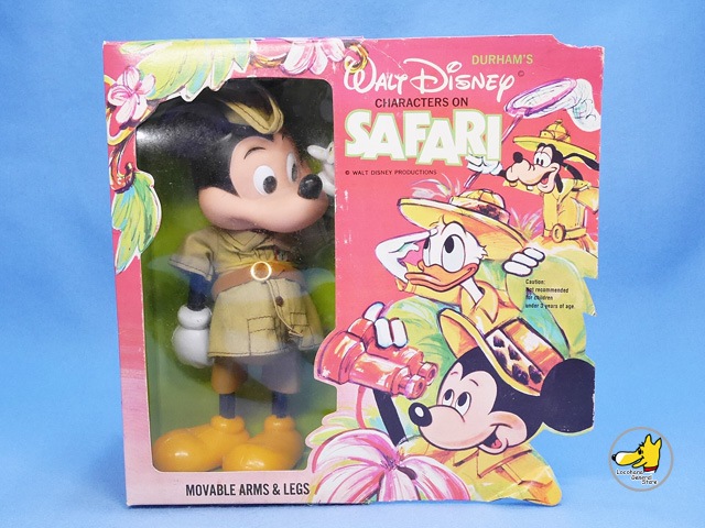 ビンテージ Durham '70s ディズニー SAFARI ミッキーマウス 箱付