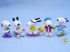 ビンテージ　Whitman's  スヌーピー PVC　フィギュア　Easter　5個セット　