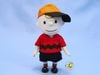 ビンテージ　Determined '68  チャーリー Pocket Doll  ソフビ　帽子付き