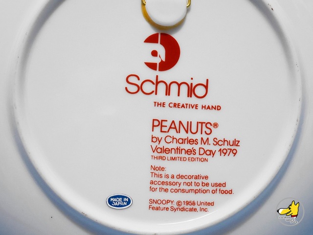 �ӥ�ơ�����Schmid��'79  ���̡��ԡ�  Valentine  Plate  1979ǯ  �ɳݤ�