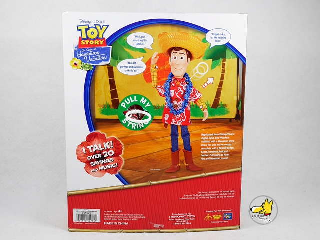 TOY STORY トイストーリー Hawaiian Vacation Talking woody