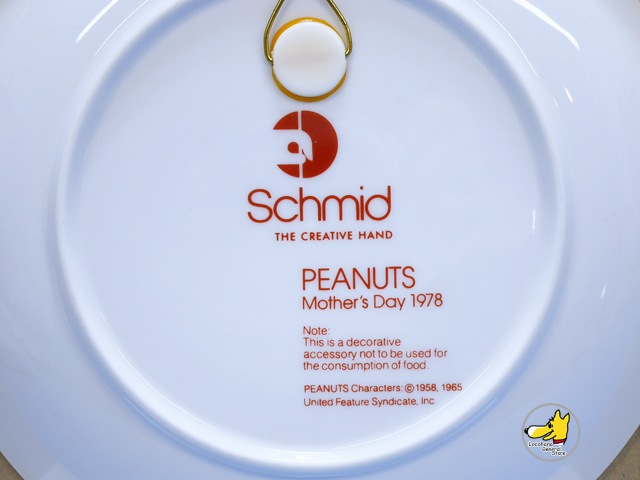 �ӥ�ơ�����Schmid  '78  ���̡��ԡ� Mother's Day 1978ǯ��Plate���ɳݤ���Ȣ��