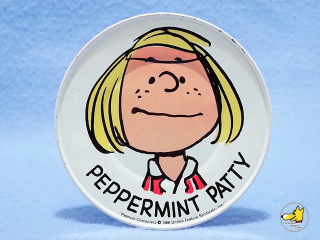 ビンテージ Chein 70s スヌーピー Tea Set Tin プレート ペパーミントパティ ビンテージ ピーナッツ ランチボックス ブリキ製品 Locohana General Store
