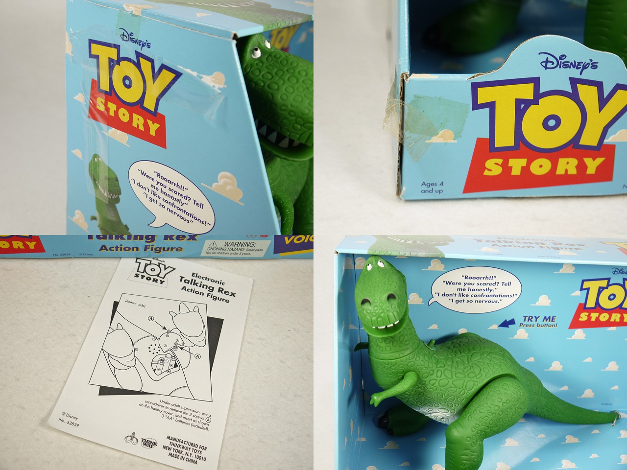 TOY STORY 1996年 Talking Rex トーキング レックス トイストーリー Locohana General Store