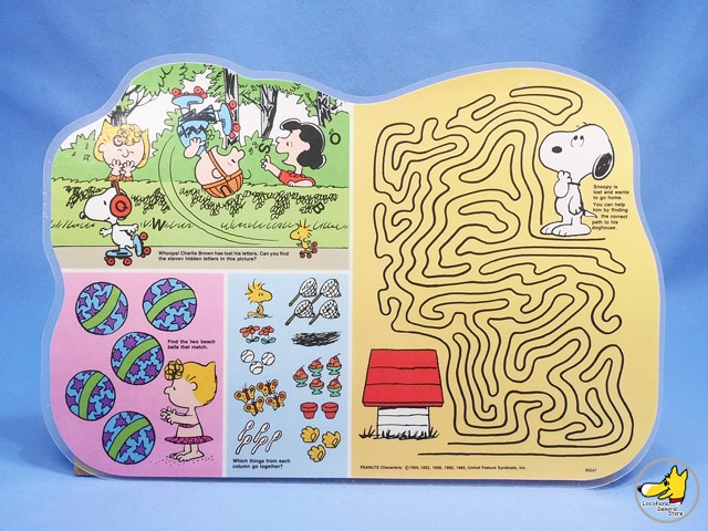 ビンテージ　スヌーピー　Placemat　ランチョンマット ビンテージ スヌーピー Placemat ランチョンマット スヌーピー