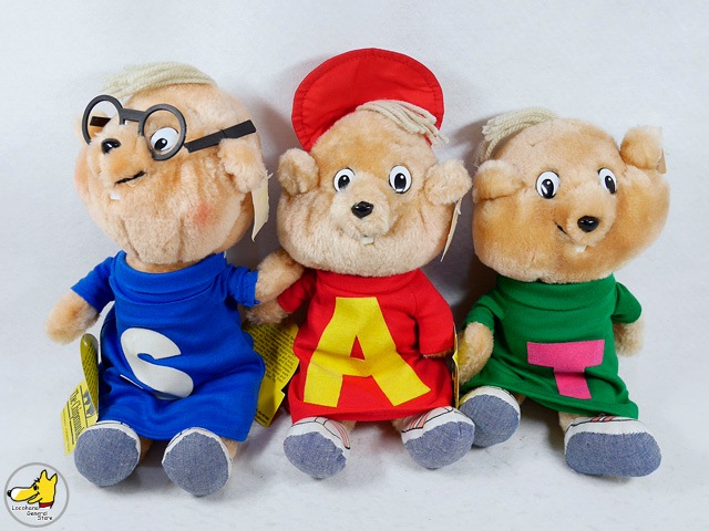 【1983 USAvintage】アルビンとチップマンクス　セオドア　ぬいぐるみ Alvin & the Chipmunks “Alvin” Talking Plush Doll アルビンと