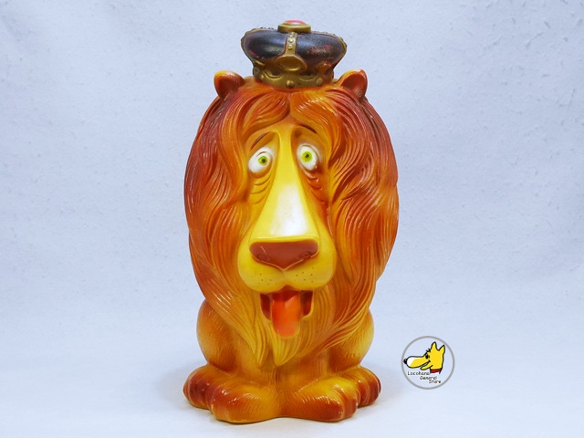 1971年製プレイパルLippy Linus Lionヴィンテージバンク ビンテージ Play Pal Plastic '71 LION Bank ライオンバンク