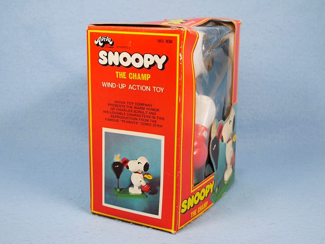 未開封 Aviva スヌーピー ショーボート ビンテージ Aviva '77 スヌーピー Wind-up Action Toy