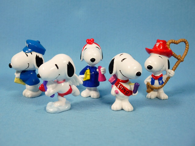 ビンテージ Whitman's 90'～00' スヌーピー PVC フィギュア Valentine