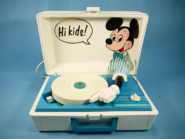 ビンテージ！ミッキーマウスのレコードプレーヤー