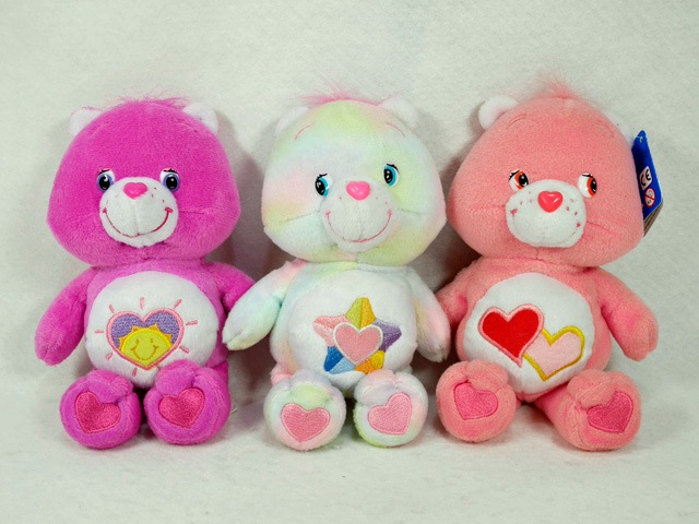 Care Bears ケアベア シャインブライトベア・トゥルーハートベア・ラブ