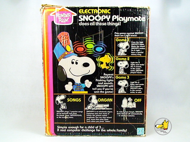 ビンテージ HASBRO '80s スヌーピー Electronic Snoopy Playmate
