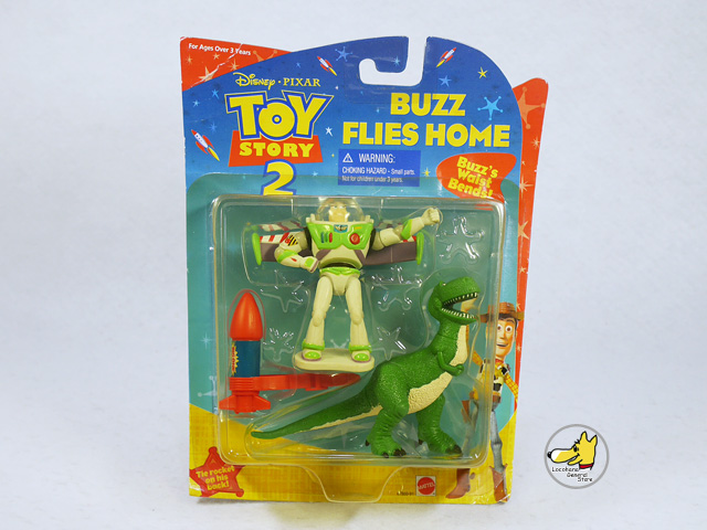 TOY STORY '99 Mattel トイストーリー 2 BUZZ FLIES HOME ブリスター
