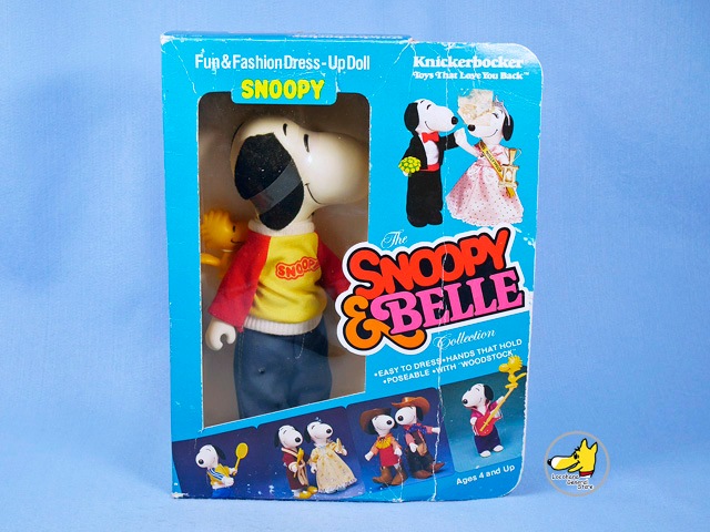 ビンテージ Knickerbocker '83 スヌーピー＆ベル Dress-Up Doll