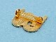 ビンテージ　Aviva 1970〜'80s  スヌーピー Pin　『 B 』　ブルー|アクセサリー|ビンテージ　ピーナッツ