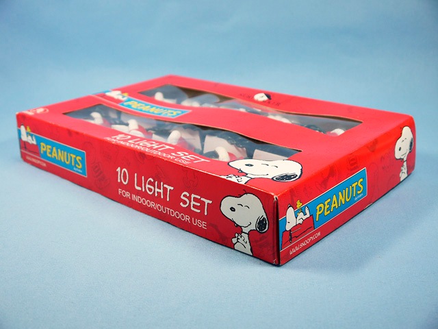 送料無料 ビンテージ Kurt S Adler 80 スヌーピー サンタ イルミネーションライト 新品箱入 ビンテージ ピーナッツ 時計 ライト Locohana General Store