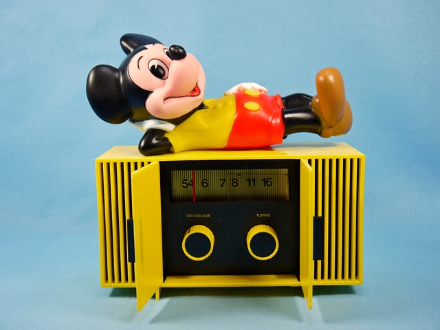 ビンテージ Concept2000 70'Mickey Mouse HI - FI Radio ミッキー