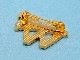 ビンテージ　Aviva 1970〜'80s  スヌーピー Pin　『 W 』|アクセサリー|ビンテージ　ピーナッツ