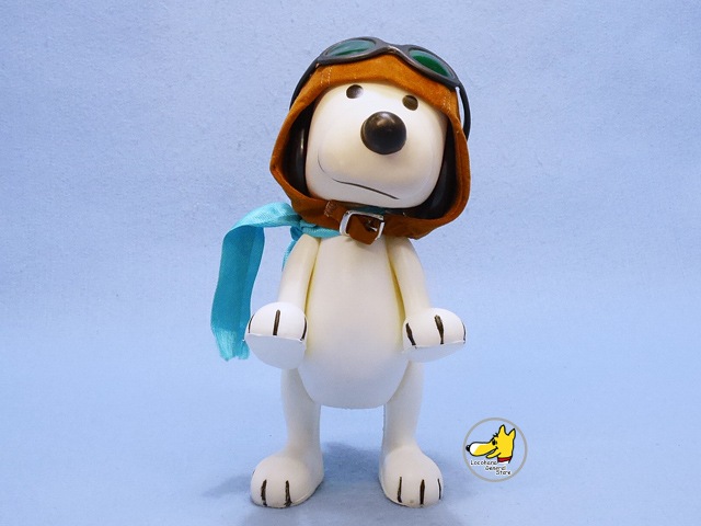 ビンテージ Determined '68 スヌーピー Pocket Doll Flying Ace ソフビ