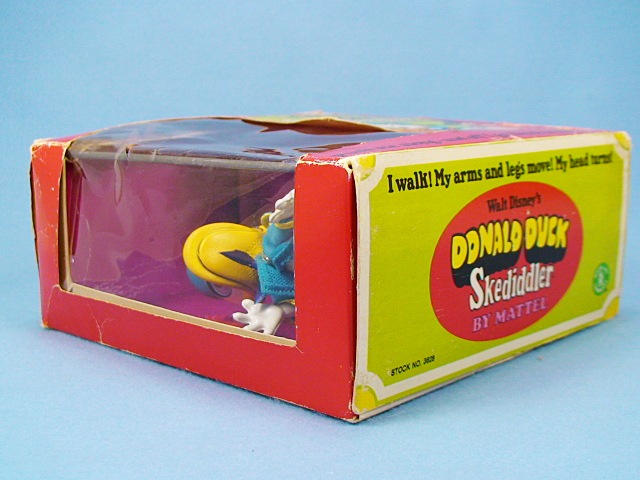 ビンテージ Mattel '69 ディズニー Skediddler ドナルドダック 新品箱