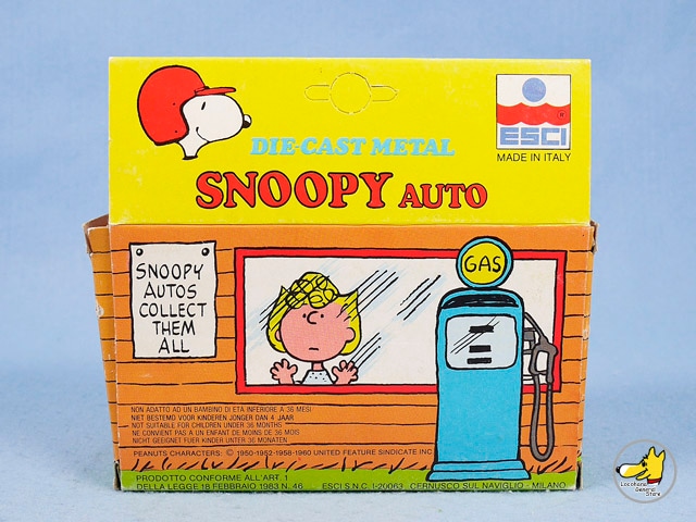 ビンテージ ESCI '80s スヌーピー Die-Cast Metal SNOOPY AUTO