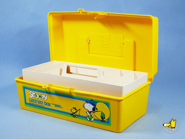 ビンテージ Zebco '80s スヌーピー Catch'em Box タックルボックス