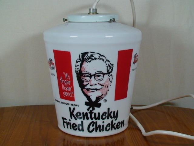 �ӥ�ơ�����60's��Kentucky Fried Chiken Lamp