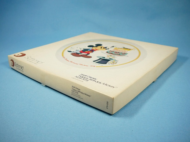 ӥơSchmid'78ǥˡߥå  Happy Birthday Mickey  1978Plate ɳݤȢ
