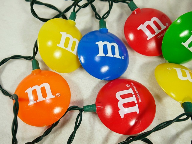 �ӥ�ơ�����M&M's   M&M's  Christmas light  ����ߥ͡������饤��