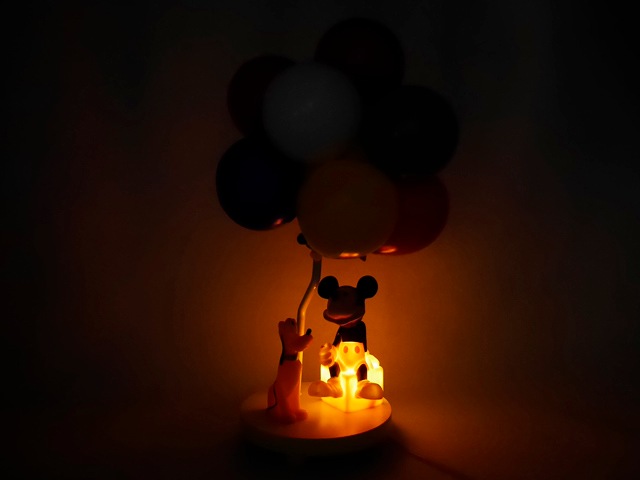 ビンテージ Dolly Toy 80s ディズニー ミッキーマウス プルート Balloon Lamp ビンテージ ディズニー ライト 時計 ラジオ Locohana General Store