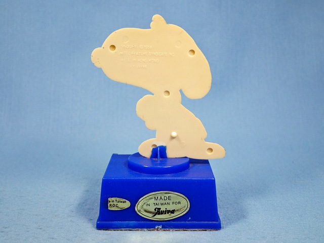 ビンテージ Aviva 1970～80's スヌーピー トロフィー ボクシング 青