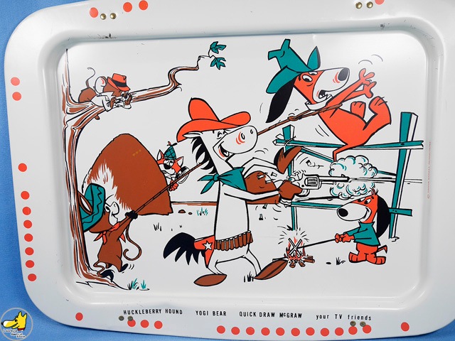 �ӥ�ơ�����'60s��Hanna Barbera��Quick Draw McGraw��Lap Tray�������ޥå�����åץȥ쥤