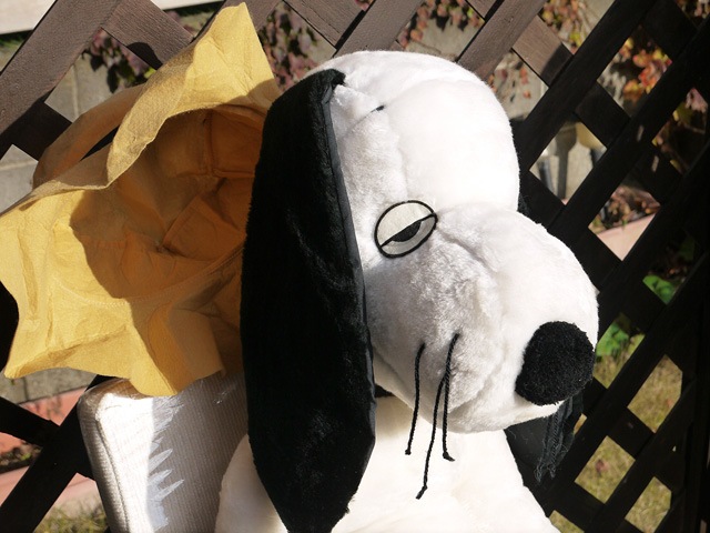 ビンテージ Determined '80s スヌーピー Plush ドール スパイク