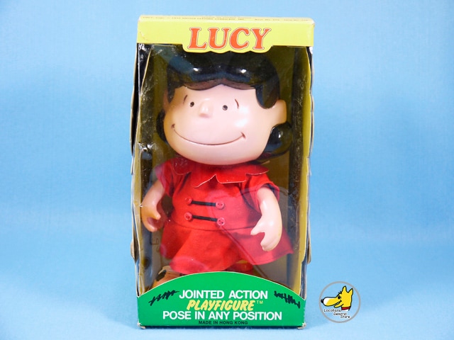 ビンテージ Determined '75 スヌーピー Action Doll ルーシー 箱入