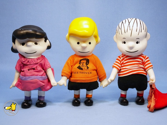 ビンテージ Determined '68 スヌーピー Pocket Doll 5体セット