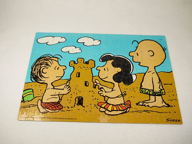 ビンテージ MB 60' スヌーピー 250ピース パズル ビーチ 箱入