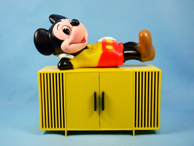 野*車様 CONCEPT 2000　ミッキーマウス　ビンテージ　ラジオ　ソフビ ビンテージ Concept2000 70'Mickey Mouse HI - FI Radio ミッキー