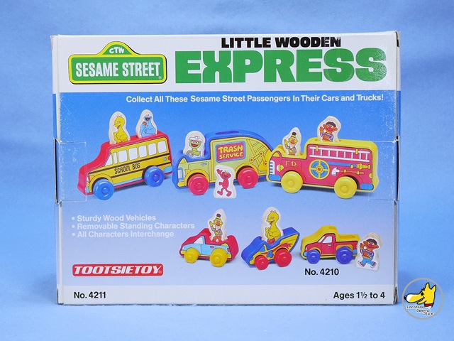 �ӥ�ơ����� TOOTSIE TOYS��'90s ��Sesame street��Little Wooden Express��Ȣ��