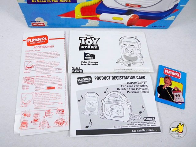 TOY STORY 1996ǯ��MR.��MIKE ���ȥ����ȡ��꡼���ߥ��������ޥ���  Ȣ��������READ-ALONG PLAY PACK