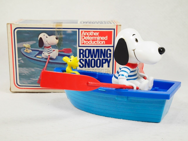 ビンテージ Determined '70s スヌーピー Rowing Snoopy 箱入