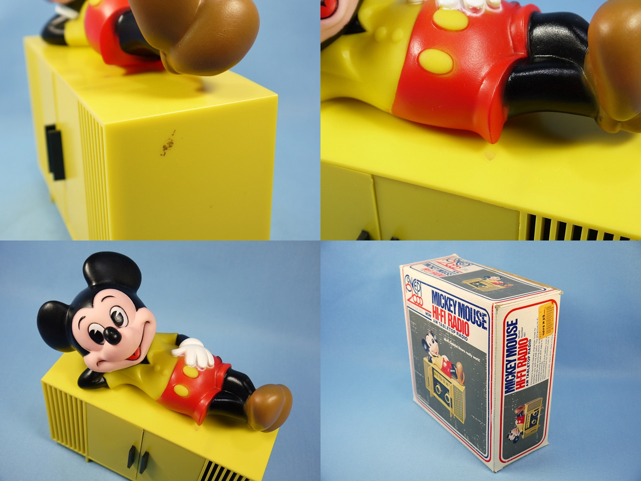 ビンテージ Concept2000 70'Mickey Mouse HI - FI Radio ミッキー