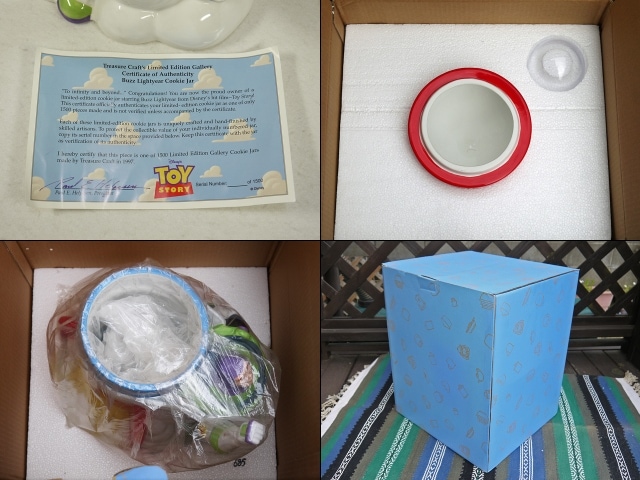 TOY STORY 90' トイストーリー Buzz Lightyear Cookie Jar バズライト