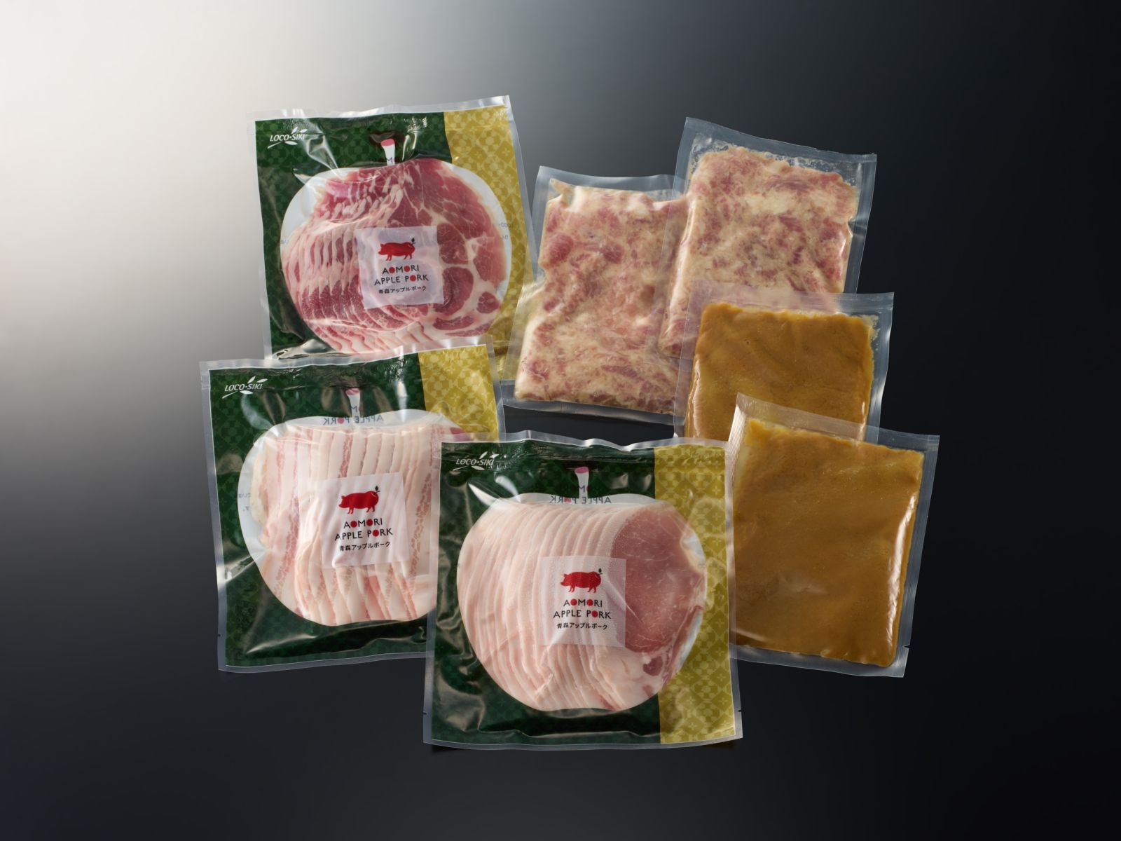 青森アップルポークのごま味噌あったか鍋セット（6～7人前・豚肉1000g