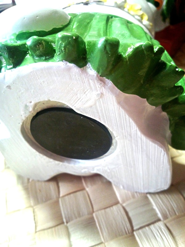 ハワイアン招き猫貯金箱-Good luck cat bank-ウクレレボーイキャット