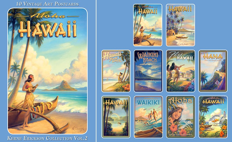Vintageなハワイアンポスター集 HAWAII ROXYアンティークポスター