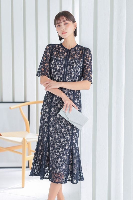 TED BAKER　ワンピース　リボン　ネイビー　ドレス　パーティー TED BAKER ワンピース リボン ネイビー ドレス パーティー