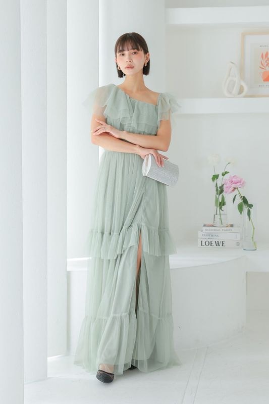 グリーン系|パーティードレス・結婚式ワンピースの通販CLASSY AND FABULOUS
