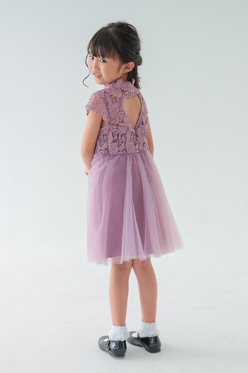 日本未入荷★関税送料無料 chichi ティアードフリルキッズドレス Chi Chi Girls ハイネックレースハートバックドレス 3-8歳